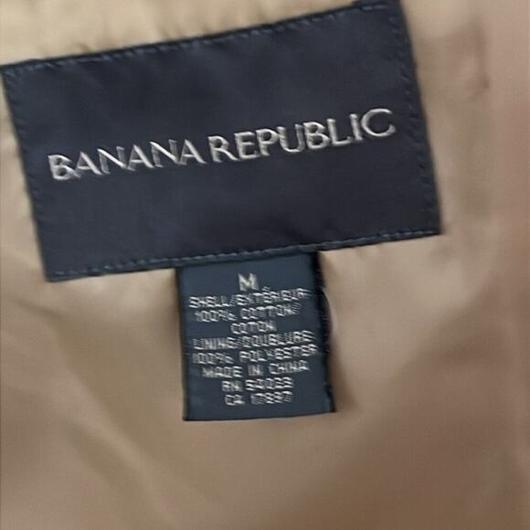 BANANA REPUBLIC 100% POLYESTER TAN BLAZERS SIZE M‎ - Picture 5 of 9